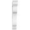 Ekena Millwork Standard Carmel Architectural Grade PVC Bracket With Traditional Ends, 5"W x 24"D x 32"H BKTP05X24X32CAR01 - alternate 2